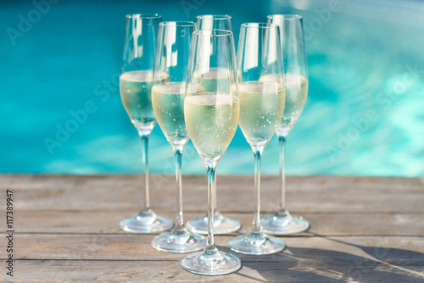 Obraz champagne glasses
