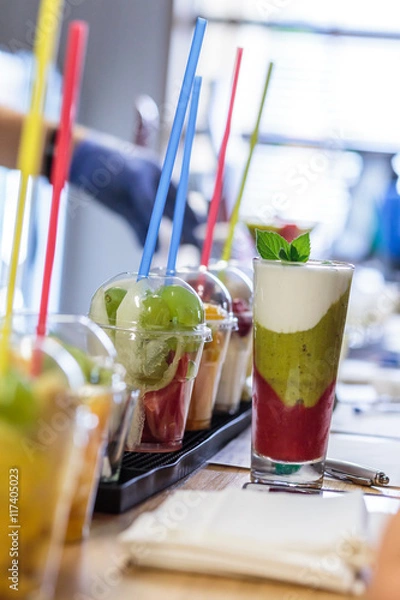 Fototapeta smoothie w barze