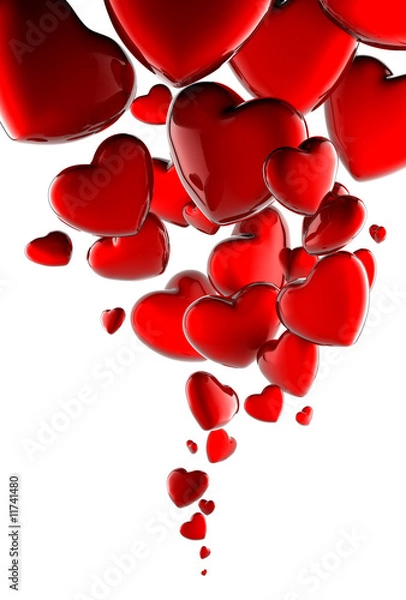 Fototapeta Bąbelki serca