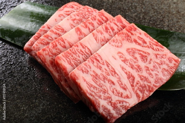 Obraz 黒毛和牛　焼肉