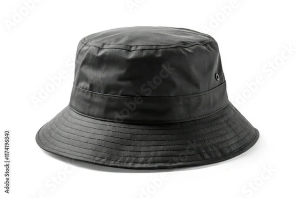 Obraz black hat isolated on white generative ai