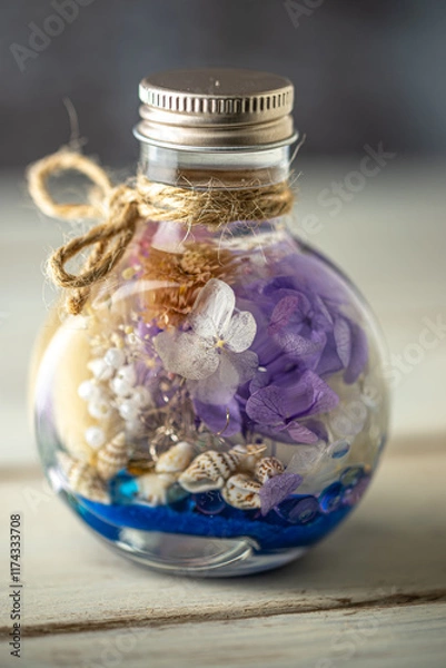 Fototapeta ハーバリウムのボトル　インテリアイメージ