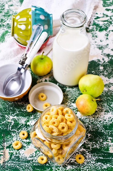 Fototapeta Round dry cereal