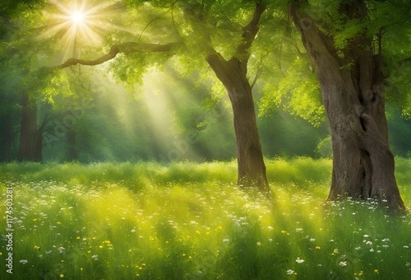 Obraz natural green background