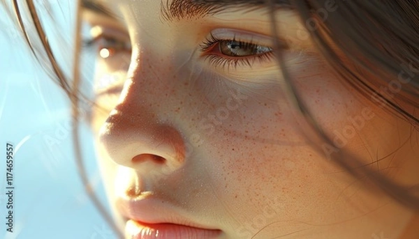 Obraz close up portrait of a woman