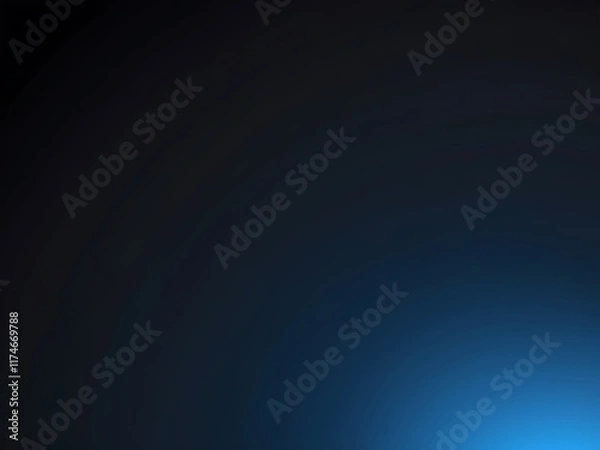 Obraz Abstract black blue gradient background texture luxury studio dark soft wallpaper. ai