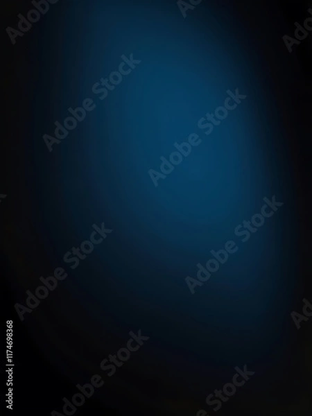 Obraz Abstract black blue gradient background texture luxury studio dark soft wallpaper. ai