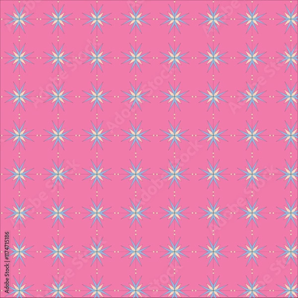 Fototapeta seamless pattern with flowers