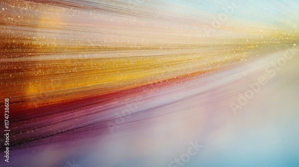 Fototapeta Abstract Fibre Optics Representation Carrying Data Through the Internet