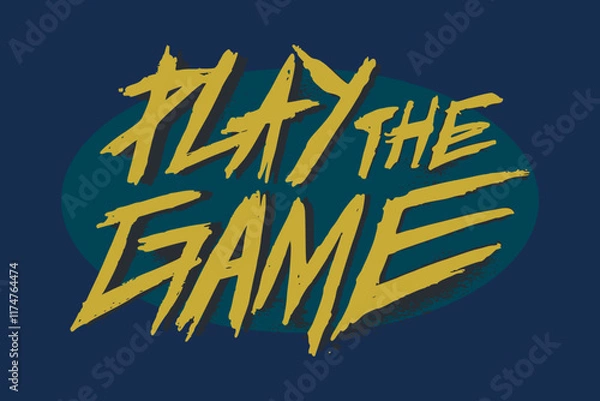 Obraz handwritten vector elements play game