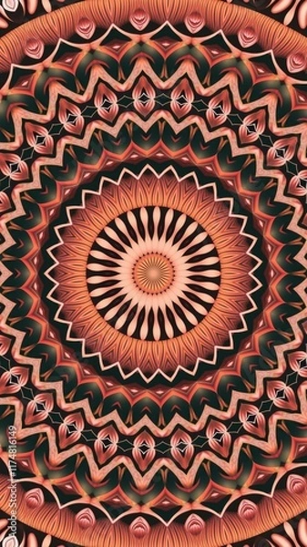 Fototapeta mandala motif design, kaleidoscope motif, mandala pattern, kaleidoscope pattern, wallpaper, mandala, kaleidoscope