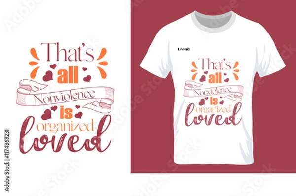 Fototapeta "Stylish and Trendy T-Shirt Design Template | Editable Graphic for Custom Apparel | High-Resolution Print-Ready Template for Fashion Brands, Merchandising, and Personal Use | Modern, Minimalist, and B