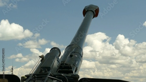 Fototapeta howitzer in position