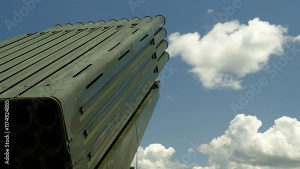 Fototapeta multiple launch rocket launcher