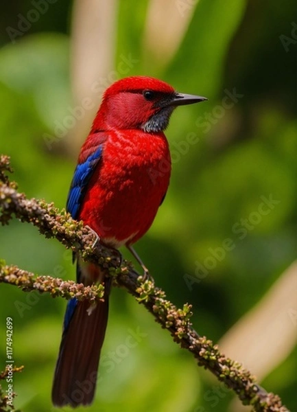 Obraz kingfisher on branch