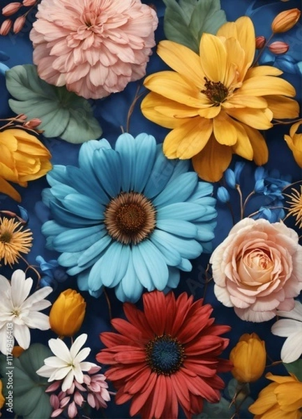 Obraz flowers background