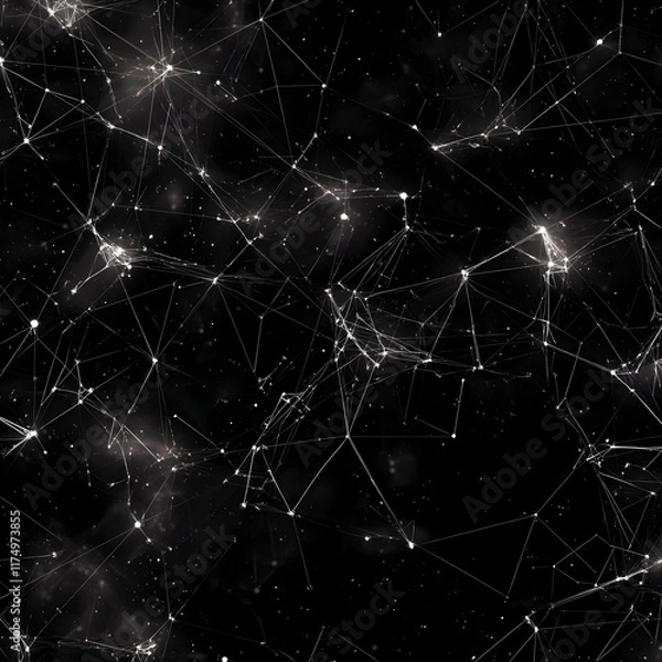 Fototapeta Abstract Background Image: Network Connections