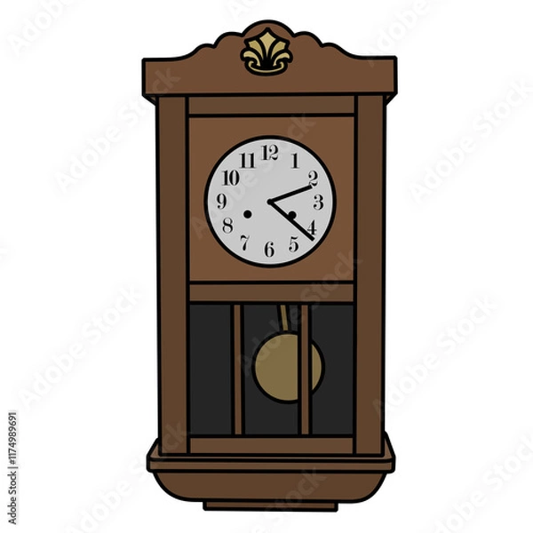 Obraz Old wall clock