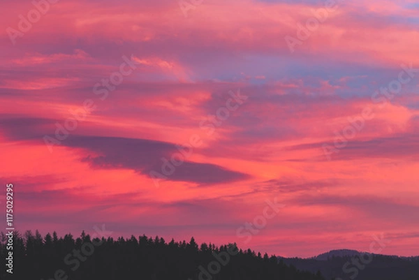 Obraz Barwy wieczornego nieba