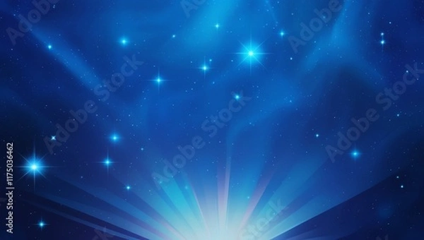 Fototapeta Mesmerizing Magic Particle Effect Background with Seamless Motion Graphics.