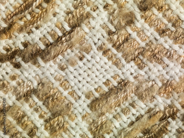 Fototapeta colored threads in a blanket