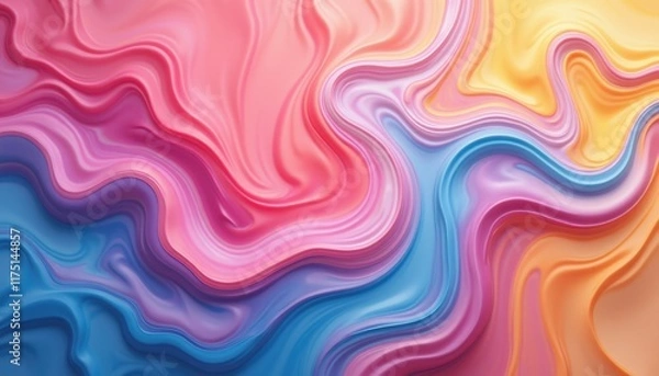 Fototapeta abstract colorful wave background