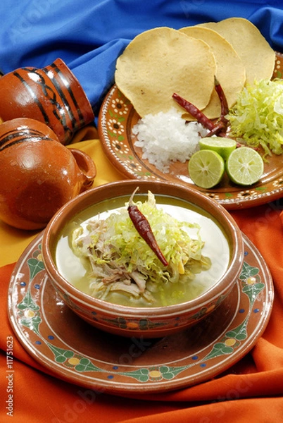 Obraz Pozole tradicional. México