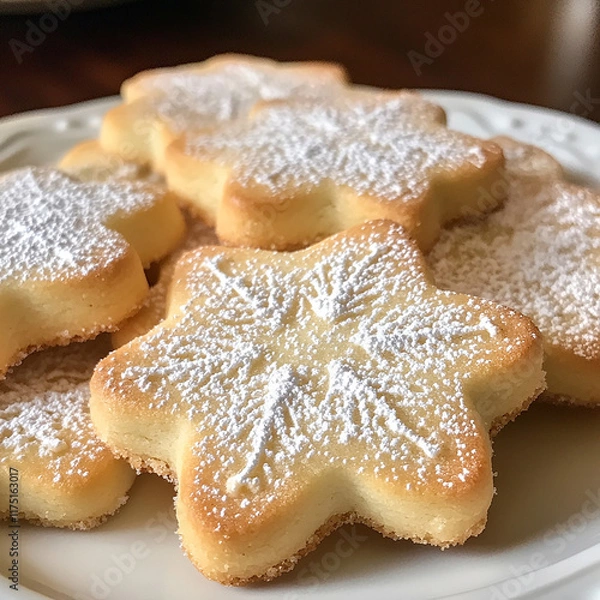 Fototapeta heart shaped cookies
