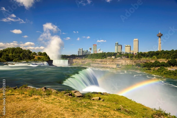Obraz Niagara Falls Landscape and Rainbow