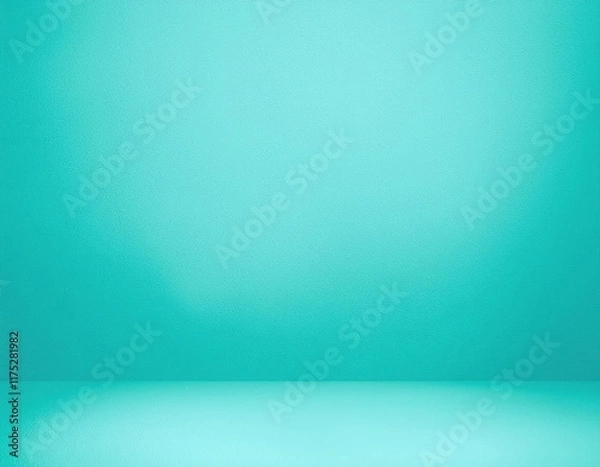 Fototapeta Teal Background: A Simple, Elegant, and Versatile backdrop for design projects.