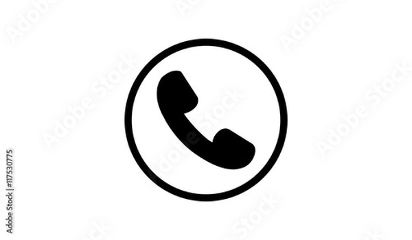 Obraz Vector phone icon design concept on white background