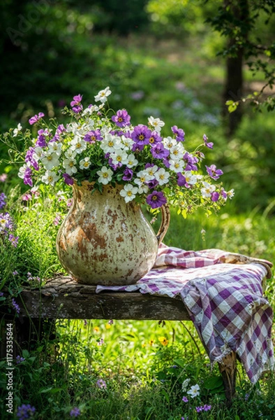 Obraz Flowers in a garden