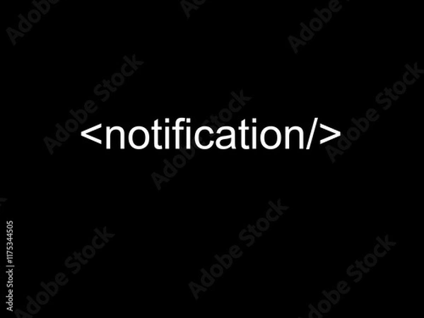 Obraz Notification