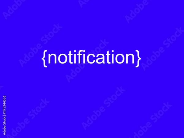 Obraz Notification