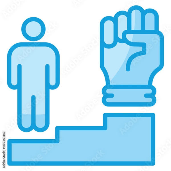 Obraz Leadership Development Icon Element For Design