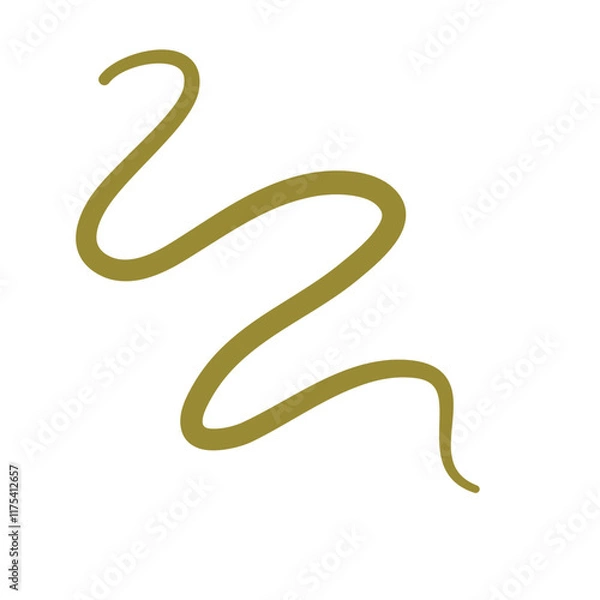 Fototapeta Parasiting worm vector