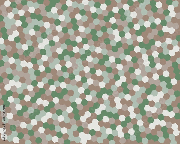 Fototapeta Abstract background hexagon. Vector illustration.