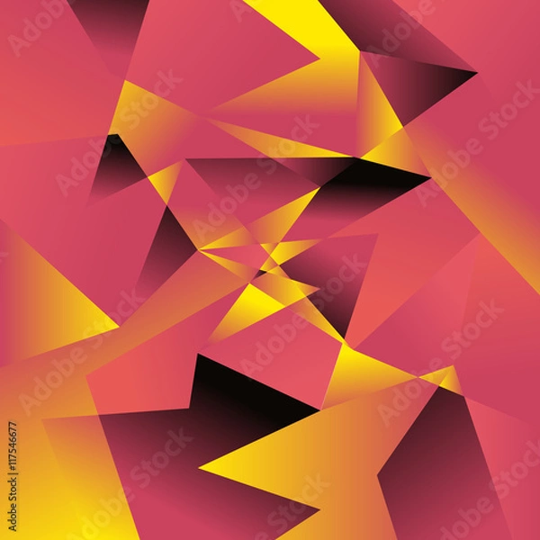 Fototapeta Polygon background. Abstract texture
