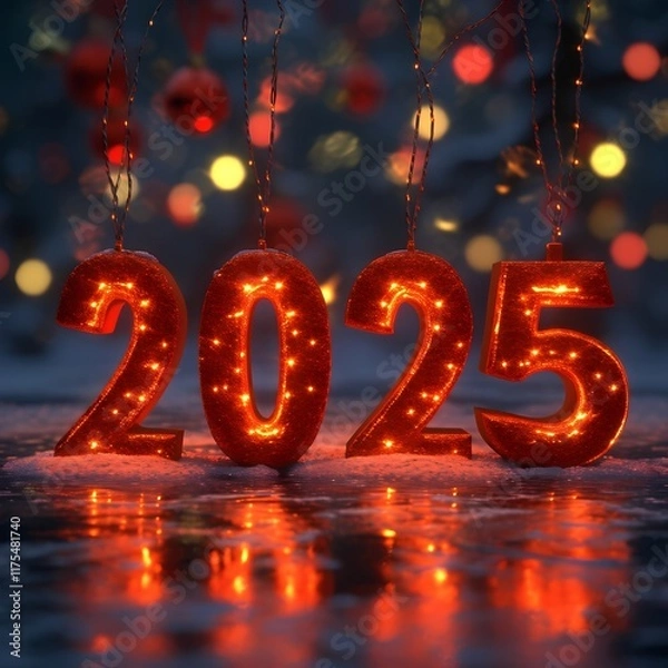 Obraz 2025 , NEW YEAR