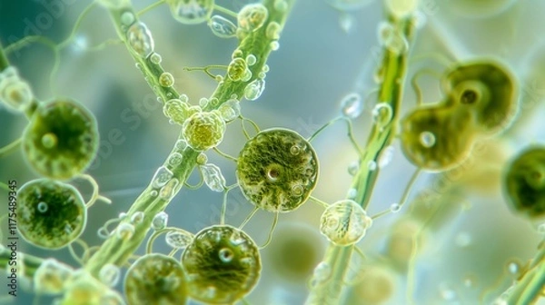 Obraz mold under a microscope