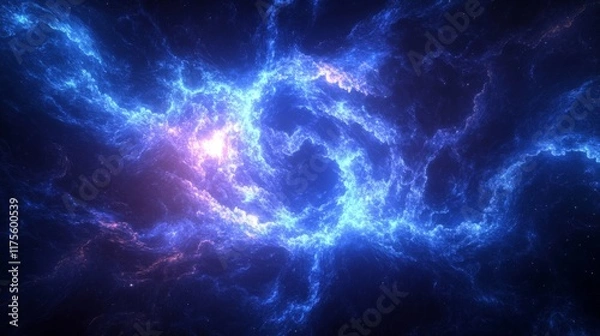 Fototapeta Mystical Cosmic Nebula Background