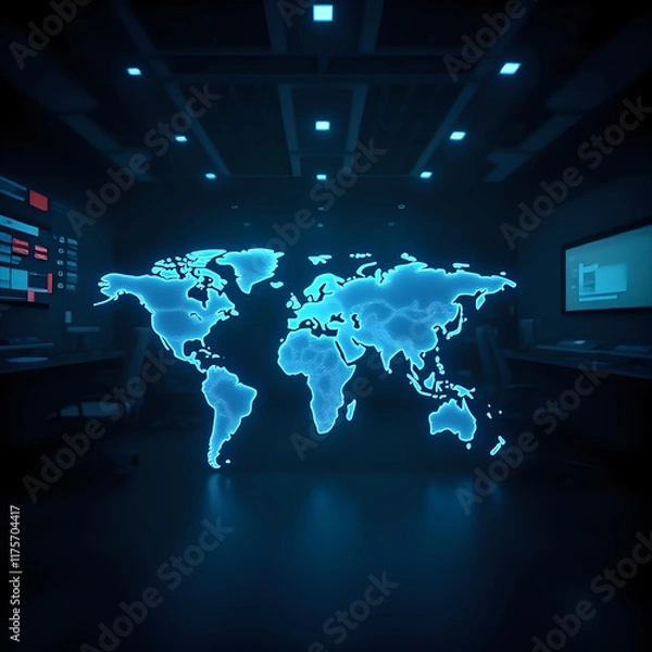 Obraz global business concept