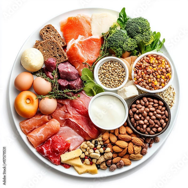 Fototapeta beans and vegetables