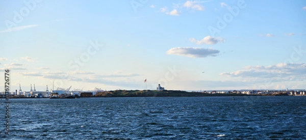 Obraz panorama ze Staten Island widok na wyspę, New York City 
