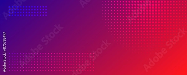 Fototapeta Abstract gradient geometric background with dots