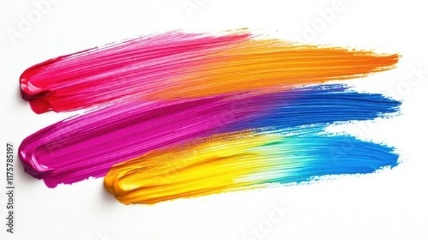 Fototapeta Colorful Paint Close Up,