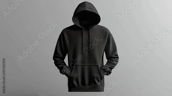 Obraz black and white hoody 