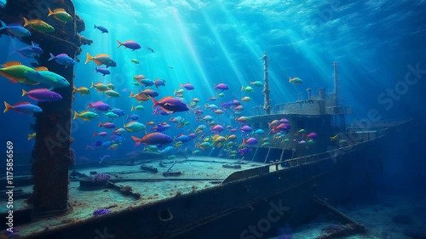 Obraz Underwater Scene