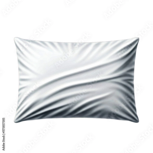 Fototapeta Sleeping pillow isolated on transparent background