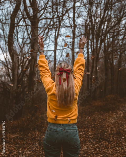 Obraz child playing with a ball